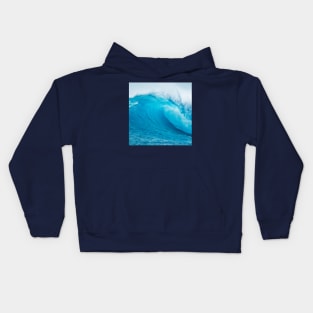 Crystal Clear Aqua Blue Ocean Water Kids Hoodie